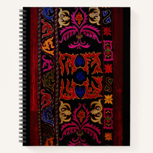 Xinjiang Embroidery Geometric Notebook