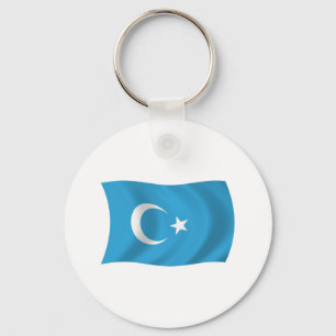 Xinjianj Uigur Flag Keychain