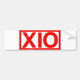 Xio Stamp Bumper Sticker
