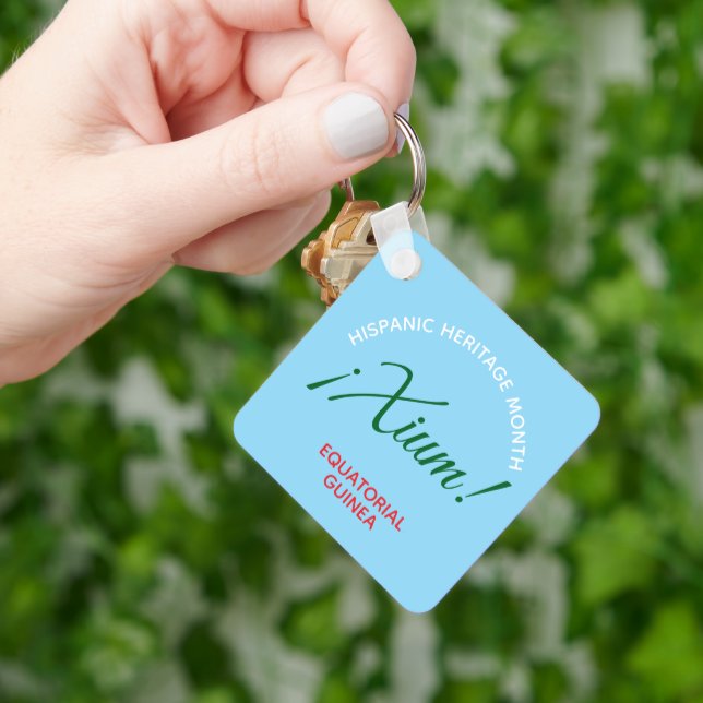 Xium! Equatorial Guinea  Key Ring (Hand)