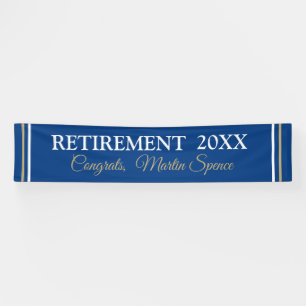 XL 12' Retirement Custom Banner