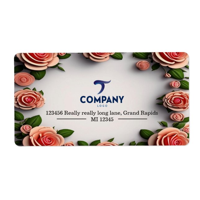 XL Branded Personalised Corporate Company Address (Front)