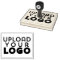 XL Business Logo Custom 4x5 Rubber Wooden Stamp