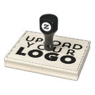 XL Business Logo Custom 4x5 Rubber Wooden Stamp