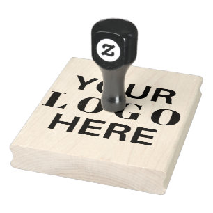 XL Large Business Logo Custom Rubber Stamp