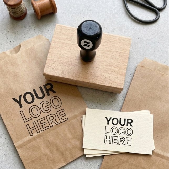 XL Large Business Logo Custom Rubber Stamp (Creator Uploaded)