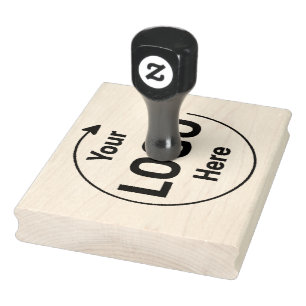 XL Large Business Logo Custom Rubber Stamp