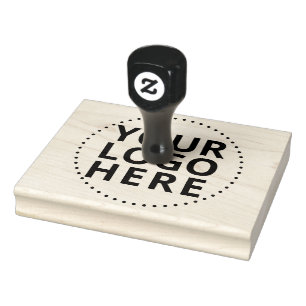 XL Large Custom Business Logo Company Rubber Stamp