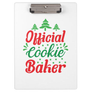 Xmas Art Official Cookie Baker Clipboard