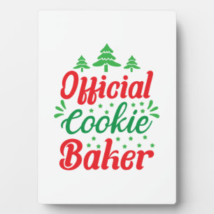 Xmas Art Official Cookie Baker Plaque