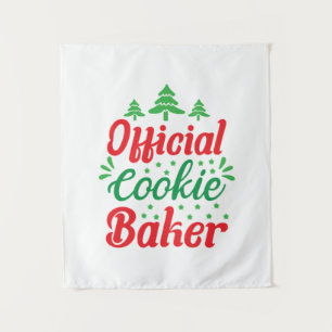 Xmas Art Official Cookie Baker Tapestry