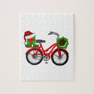 xmas bike jigsaw puzzle