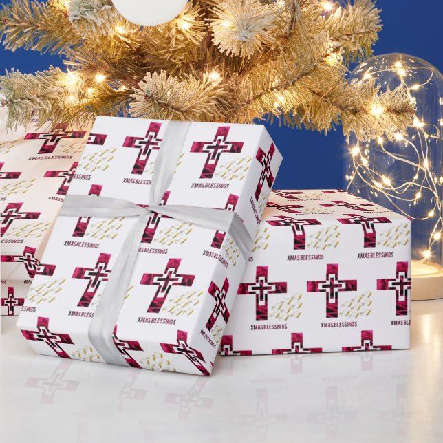 Xmas Blessings Wrapping Paper (Holidays)
