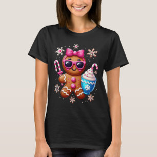 Xmas Bougie Gingerbread Cookie Hot Chocolate Cocoa T-Shirt
