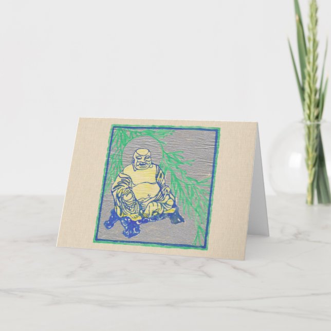 Xmas Budai Holiday Card (Front)