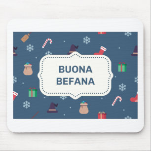 xmas buona Befana Mouse Pad