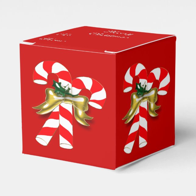 Xmas Candy 1 Favour Box (Front Side)