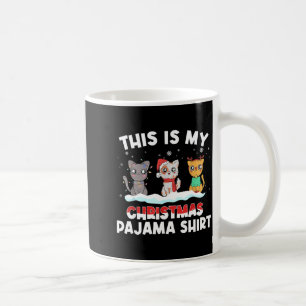 Xmas Cat Lover Pajama - This Is My Christmas Pajam Coffee Mug