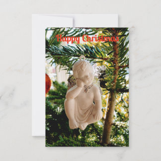 Xmas cherub card
