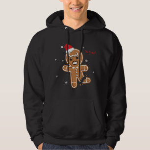 Xmas Christmas Oh Snap Gingerbread Cookie Hoodie
