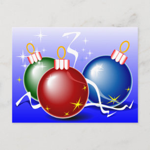 Xmas decoration holiday postcard