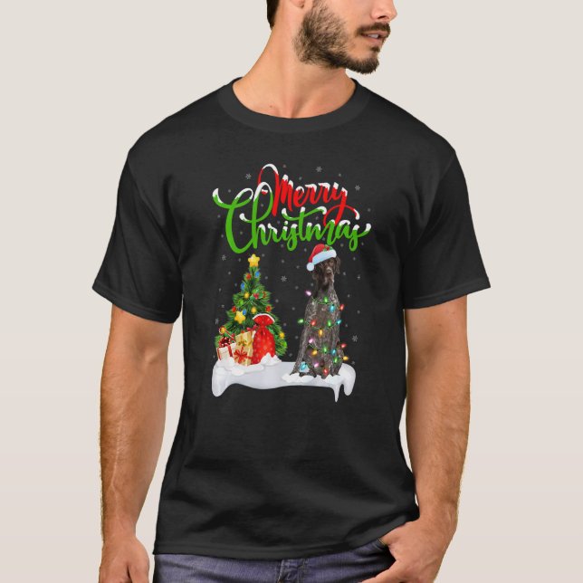 Xmas Decorations German Shorthaired Pointer Dog Ch T-Shirt (Front)