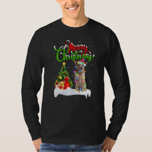 Xmas Decorations Santa Australian Cattle Dog Chris T-Shirt