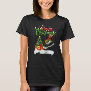 Xmas Decorations Santa Birds Of Paradise Christmas T-Shirt