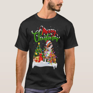 Xmas Decorations Santa English Bulldog Christmas T-Shirt
