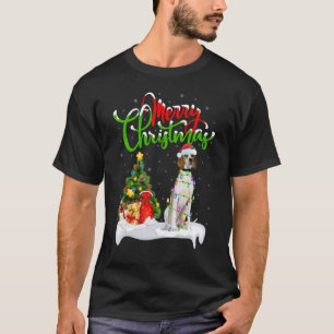 Xmas Decorations Santa English Pointer Dog Christm T-Shirt