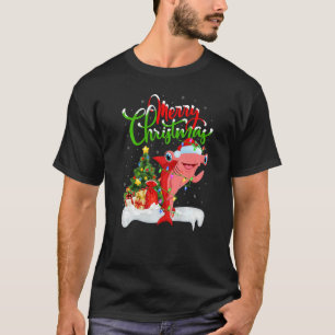 Xmas Decorations Santa Hammerhead Shark Christmas T-Shirt