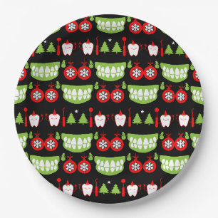 Xmas Dental Doctor Gifts Paper Plate