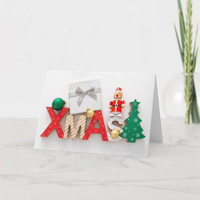 Xmas design greeting card (Front)