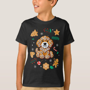 Xmas Dog Gingerbread Goldendoodle Golden Doodle Ch T-Shirt