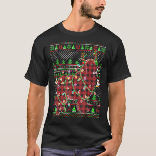 Xmas Family Matching Reindeer Ugly Great Pyrenees  T-Shirt