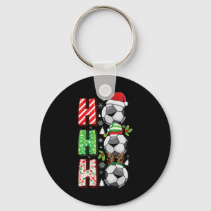 Xmas Footbyll Lovers Boys Kids Teen Funny Christma Key Ring