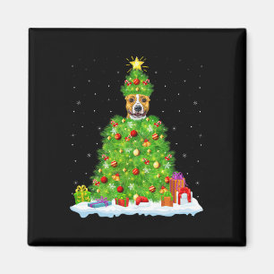 Xmas Funny Staffordshire Bull Terrier Dog Christma Magnet