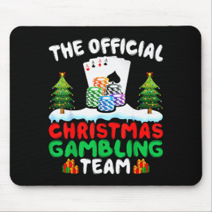 Xmas Gambling Team - Funny Gambling Gambler Christ Mouse Pad