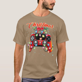 Xmas Gamer, ideo Game Cosole Christmas Lights T-Sh T-Shirt