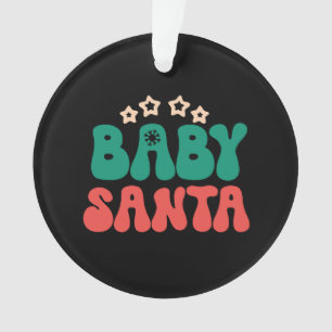 Xmas Gift Baby Santa Ornament