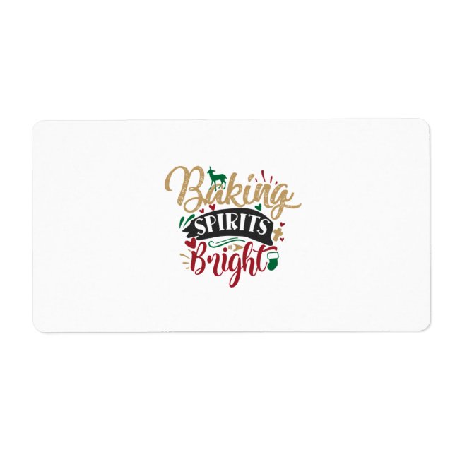 Xmas Gift | Baking Spirits Bright (Front)
