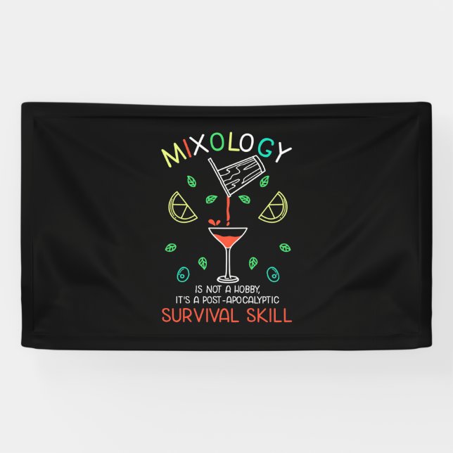 Xmas Gift | Bartender Mixologist Banner (Horizontal)