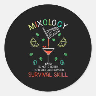 Xmas Gift   Bartender Mixologist Classic Round Sticker