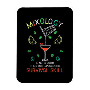 Xmas Gift Bartender Mixologist Magnet