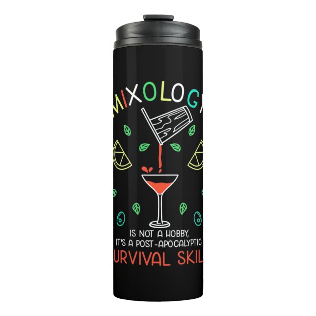 Xmas Gift | Bartender Mixologist Thermal Tumbler (Front)