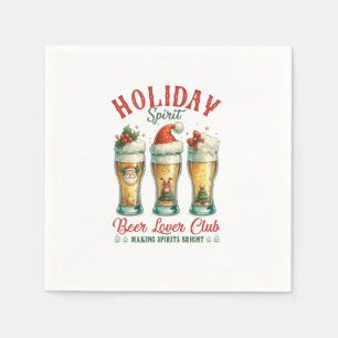 Xmas Gift Beer Lover Club Napkin