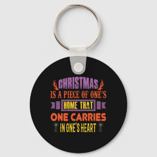 Xmas Gift Christmas Is A Piece Key Ring