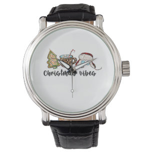 Xmas Gift Christmas Vibes Watch