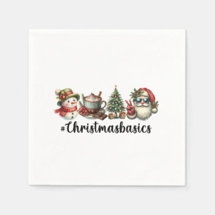 Xmas Gift Christmasbasics Napkin