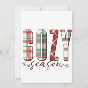 Xmas Gift Cosy Season Invitation